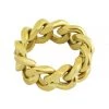 ALUMAUSA New Arrivals Erin Gold Chain Ring 1 ALUMAUSA New Arrivals Erin Gold Chain Ring
