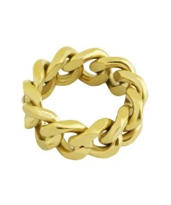 ALUMAUSA New Arrivals Erin Gold Chain Ring