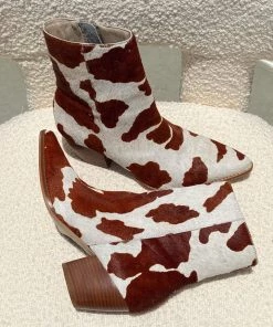 Matisse Caty Brown Cow Spot Boots