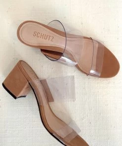 SCHUTZ Victorie Nude Block Heel