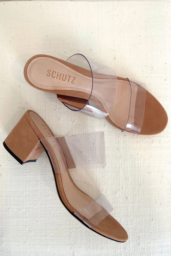 SCHUTZ Victorie Nude Block Heel 4 SCHUTZ Victorie Nude Block Heel