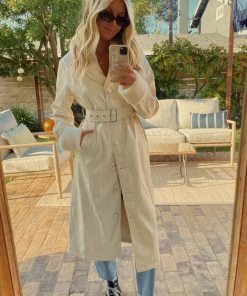 Bailey Rose Bernadette Cream Vegan Leather Jacket 13 Bailey Rose Bernadette Cream Vegan Leather Jacket