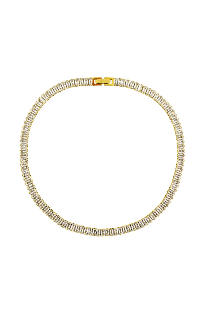 ALUMAUSA Shelby Stone Choker Necklace New Arrivals 4 ALUMAUSA Shelby Stone Choker Necklace New Arrivals