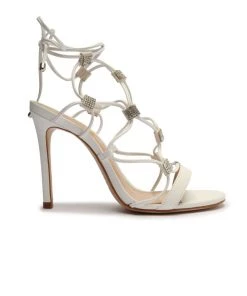 SCHUTZ Kallie Deluxe Nappa Nude Strappy Heel
