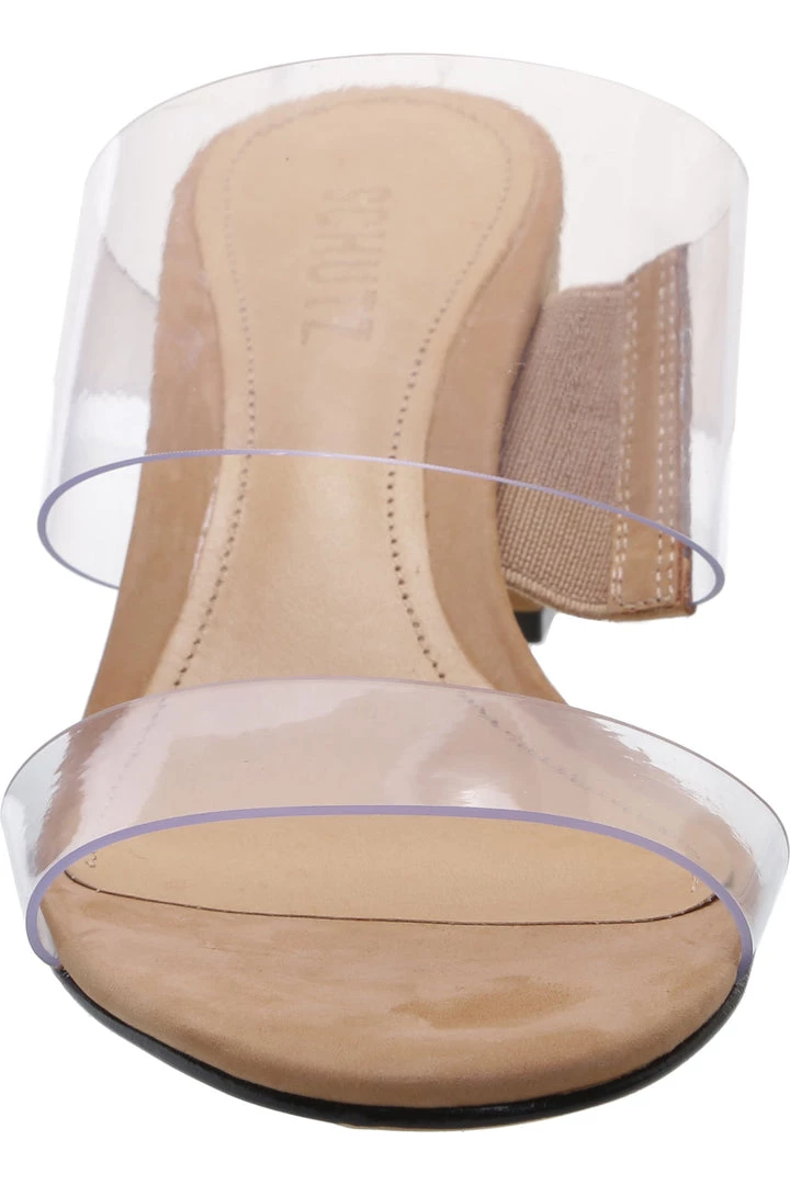 SCHUTZ Victorie Nude Block Heel 5 SCHUTZ Victorie Nude Block Heel