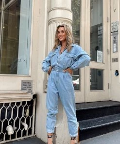MABLE Hendrix Denim Jumpsuit CLOTHING