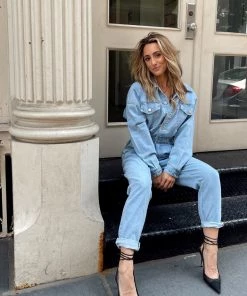 MABLE Hendrix Denim Jumpsuit CLOTHING