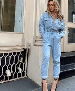 MABLE Hendrix Denim Jumpsuit CLOTHING