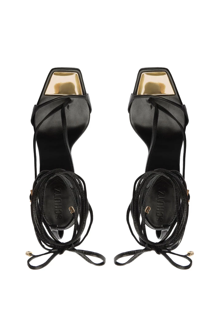 SCHUTZ Vikki Black Strappy Heel CLOTHING 6 SCHUTZ Vikki Black Strappy Heel CLOTHING