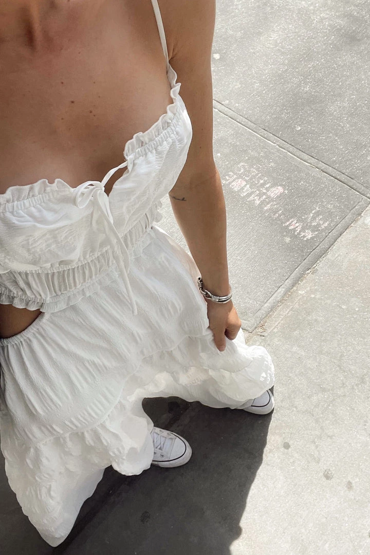 ACOA Paola White Boho Maxi Dress CLOTHING 5 ACOA Paola White Boho Maxi Dress CLOTHING