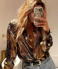 ACOA Unstoppable Mosaic Satin Dress