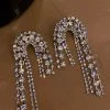 Lunika Designs Mia Silver Crystal Drop Earrings New Arrivals 1 Lunika Designs Mia Silver Crystal Drop Earrings New Arrivals