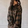 ACOA Fireside Mocha Plaid Flannel CLOTHING