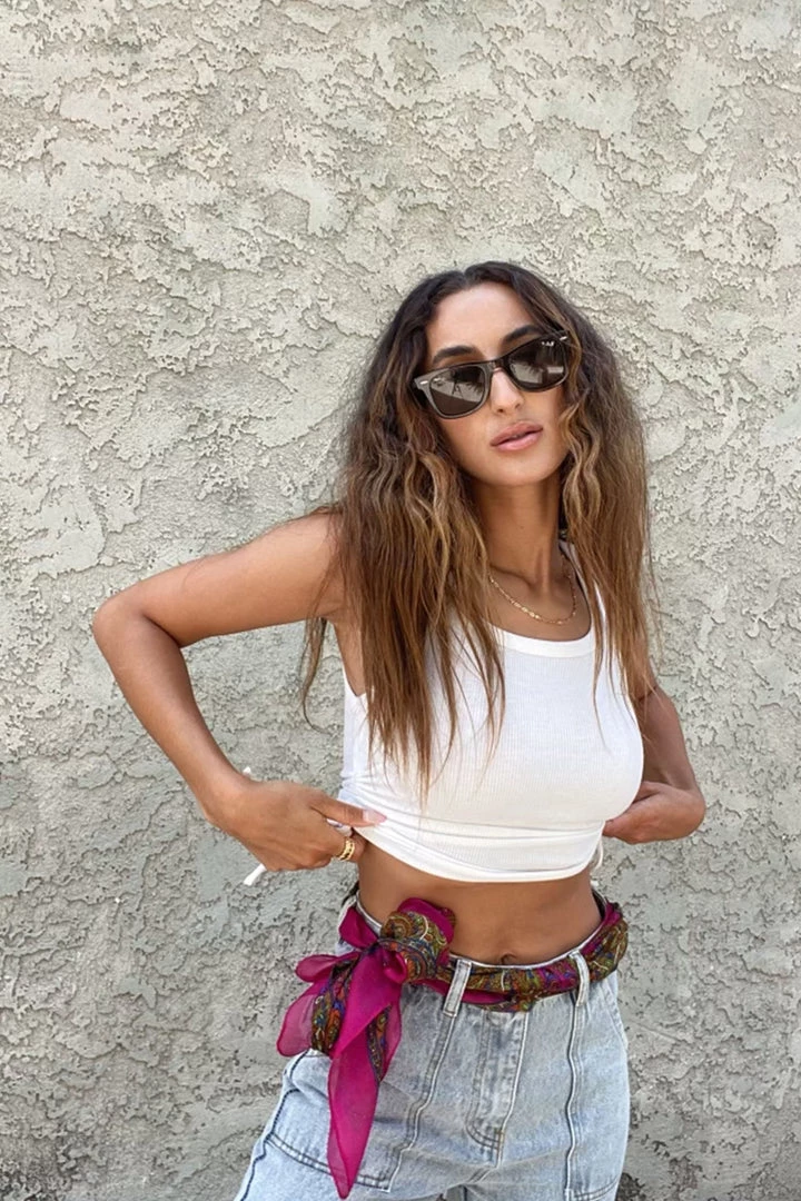 KARMA HIGHWAY New Arrivals Penelope Pink Paisley Silk Scarf 7 KARMA HIGHWAY New Arrivals Penelope Pink Paisley Silk Scarf