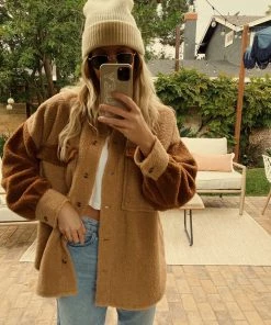 ACOA Chile Colorblock Sherpa Shacket 17 ACOA Chile Colorblock Sherpa Shacket