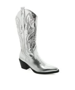 Billini Danilo Silver Metallic Boot