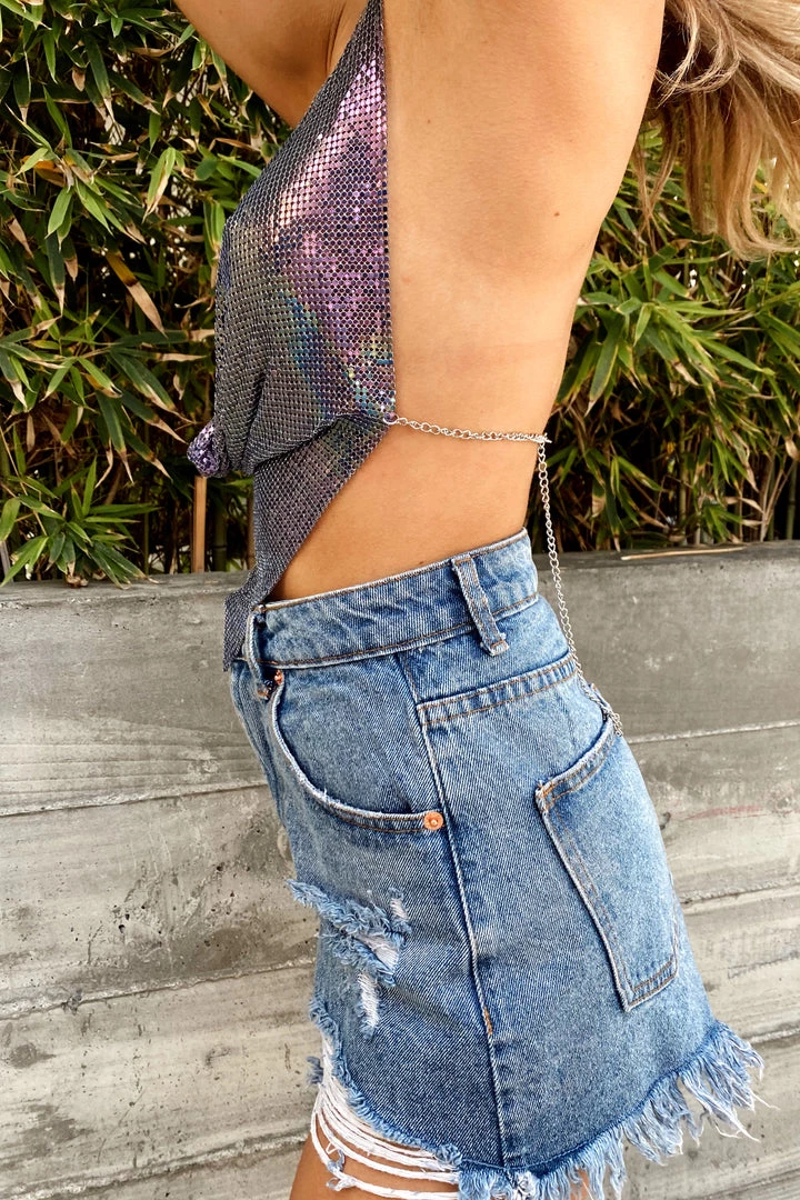 WINK Francia Prism Halter Top CLOTHING 4 WINK Francia Prism Halter Top CLOTHING