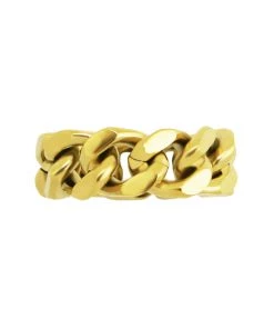 ALUMAUSA New Arrivals Erin Gold Chain Ring
