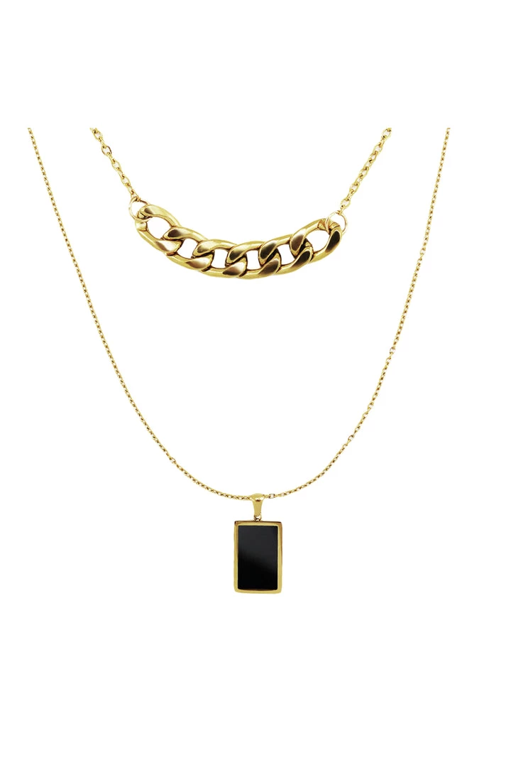 ALUMAUSA Demi Gold Double Layered Necklace New Arrivals 5 ALUMAUSA Demi Gold Double Layered Necklace New Arrivals