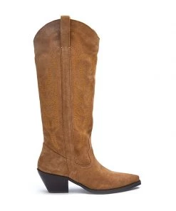 New Arrivals Matisse Agency Brown Suede Cowgirl Boot