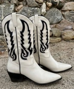 New Arrivals Billini Norva Bone/Black Contrast Boot