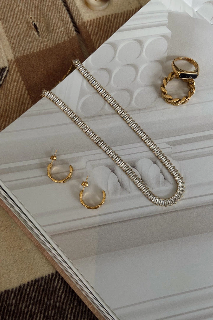 ALUMAUSA Shelby Stone Choker Necklace New Arrivals 6 ALUMAUSA Shelby Stone Choker Necklace New Arrivals