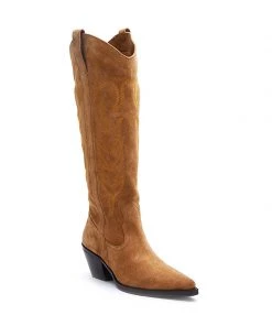 New Arrivals Matisse Agency Brown Suede Cowgirl Boot