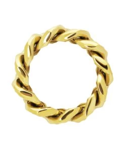 ALUMAUSA New Arrivals Erin Gold Chain Ring