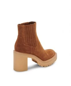 Dolce Vita Caster H20 Camel Suede Bootie New Arrivals