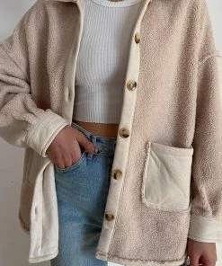 LISTICLE Hanzel Ivory Shacket