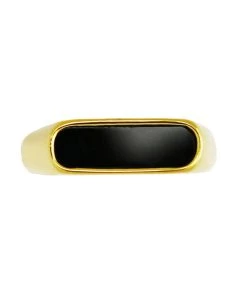 ALUMAUSA Lauren Gold And Black Ring