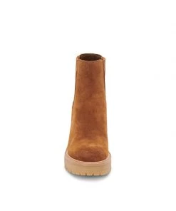 Dolce Vita Caster H20 Camel Suede Bootie New Arrivals