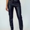 EDIT BY NINE CLOTHING Riley Black Vegan Leather Pants