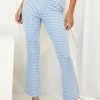 BAEVLY Mallory Blue Checkered Pants