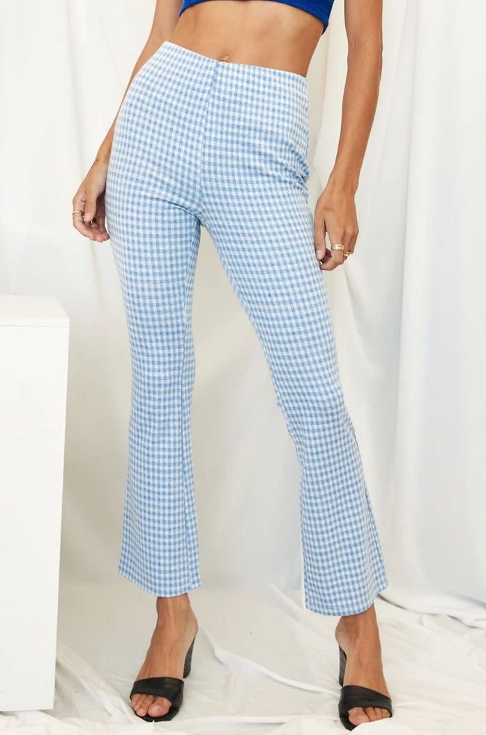 BAEVLY Mallory Blue Checkered Pants 3 BAEVLY Mallory Blue Checkered Pants