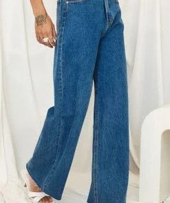 BEIGE BOTANY Lincoln Blue High Rise Wide Leg Jeans 15 BEIGE BOTANY Lincoln Blue High Rise Wide Leg Jeans