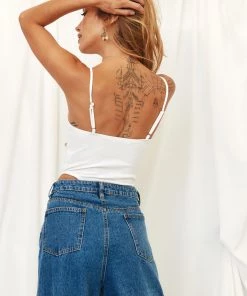 Emory Park Inside Out Peach Seam Bodysuit