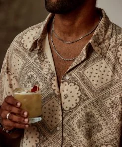 ALUMAUSA New Arrivals Michael Jake Silver Chain Necklace