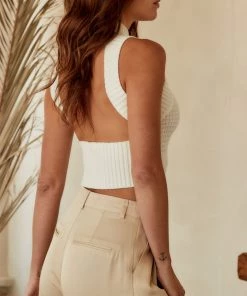 ET CLET CLOTHING Vida White Tank Top