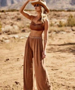 AFTER STITCH Marietta Bronze Trousers