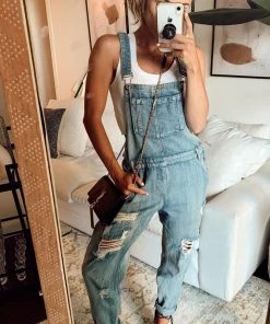 Emory Park Runaway Girl Denim Overalls