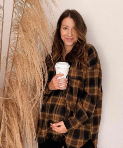 ACOA Fireside Mocha Plaid Flannel CLOTHING