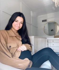 La Miel Versa Camel Fleece Shacket