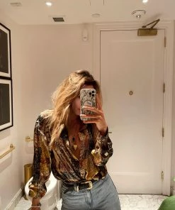 ACOA Unstoppable Mosaic Satin Dress