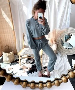 5th Culture Stay Ready Grey Joggers CLOTHING