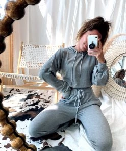 5th Culture Stay Ready Grey Joggers CLOTHING