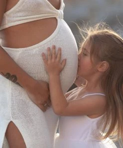 BEIGE BOTANY Josefine White Cutout Dress