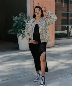 HEY BABE Gemma Black Midi Dress