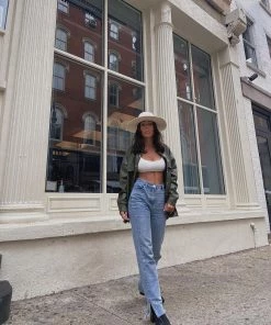 ACOA CLOTHING Owen Olive Vegan Leather Shirt Jacket