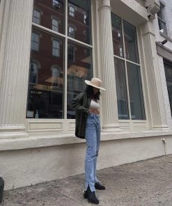 ACOA CLOTHING Owen Olive Vegan Leather Shirt Jacket